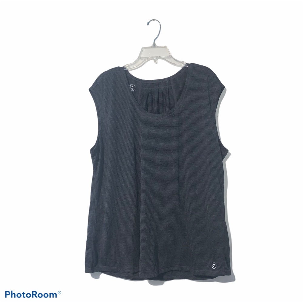 Be inspired 2X gray women’s tank top
